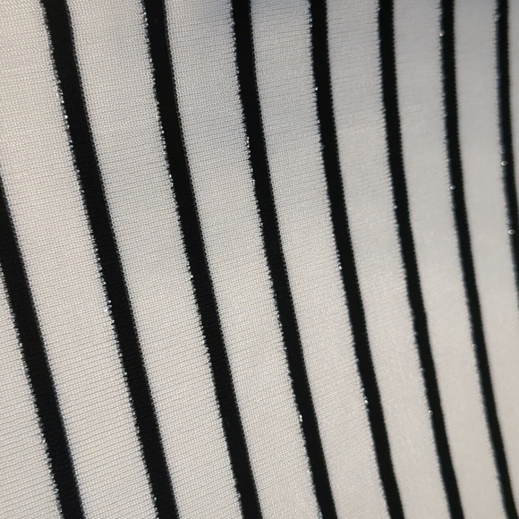 Chico's Travelers Striped Blouse Size 2 (xl) - Picture 3 of 6